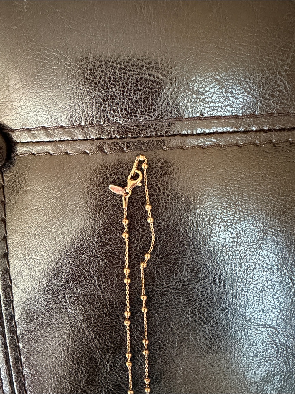 Delicate Rose Gold Layered Necklace - Women Jackets & Coats Accessory - Picture 3 of 6